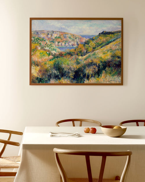 Pierre-August Renoir Huegel um die Bucht