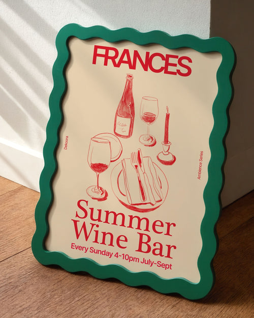 Sommer Poster Weinbar