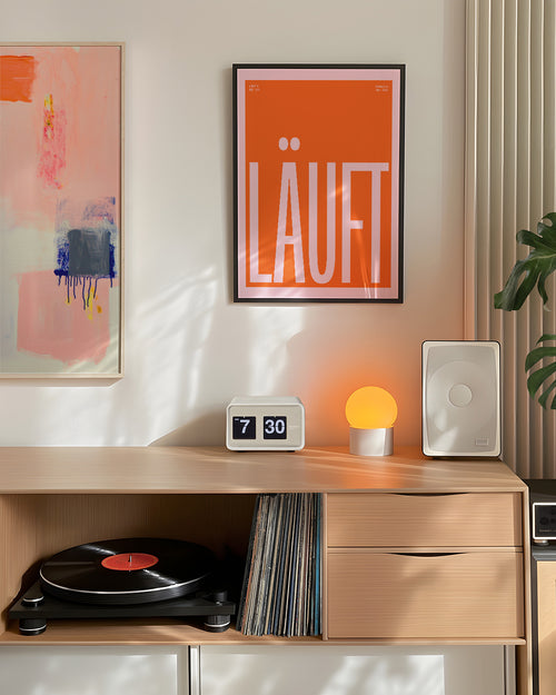 Wandbild-Orange-Typografie-Dekoora-guenstig-kaufen