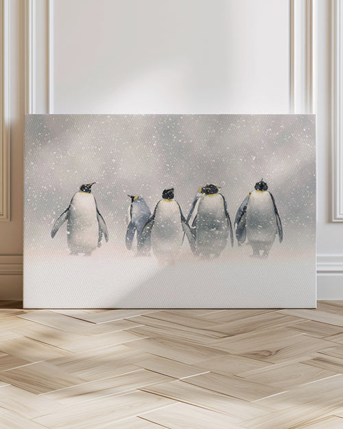Winter-Leinwandbild-Pinguine-online-bestellen