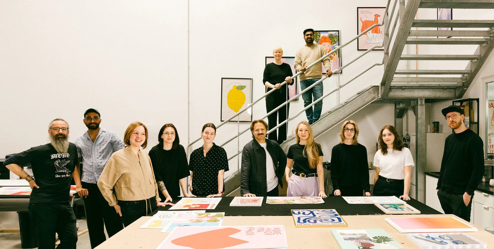 The start of a team of three employees