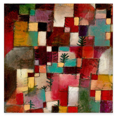 Paul Klee - Rotgrüne und Violett-gelbe Rythmen (1920)