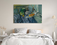 After Hover: Paul Cézanne - Stillleben with mit Ingwer-Topf und Auberginen (1893-1894)