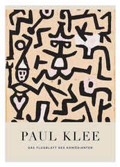 Paul Klee - Museum-Poster Das Flugblatt des Komödianten