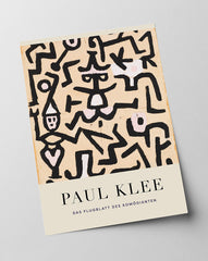 Paul Klee - Museum-Poster Das Flugblatt des Komödianten