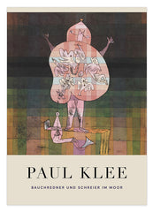 Paul Klee - Museum-Poster Bauchredner und Schreier im Moor