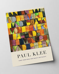 Paul Klee - Museum-Poster Einst dem Grau der Nacht enttaucht