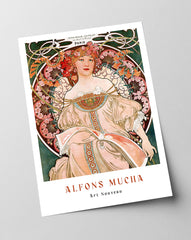 Alfons Mucha - Museum-Poster Sitzende Frau - Paris