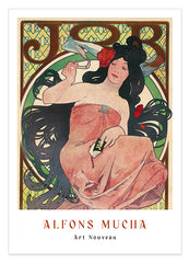 Alfons Mucha - Museum-Poster Rauchende Frau II - JOB