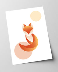 After Hover: Kindermotiv Fuchs Abstrakt