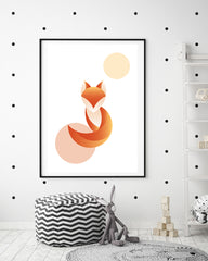 After Hover: Kindermotiv Fuchs Abstrakt