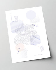 After Hover: Data Sience - Abstrakte Form in Grau