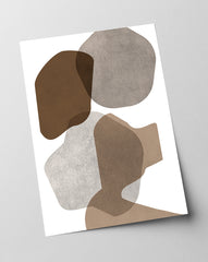 After Hover: Abstrakte Formen in Naturtönen