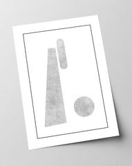 After Hover: Organische Formen in Grau