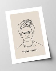 After Hover: Illusatrion von Frida Kahlo I