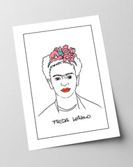 After Hover: Illusatrion von Frida Kahlo II