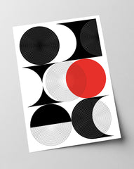 After Hover: Kreise in verschiedenen Varianten - Rot