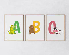 Poster-Set "A B C"