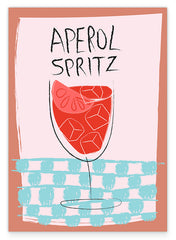 Aperol Spritz mit Eiswürfeln
